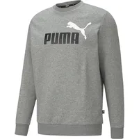 Puma Essental+2 Col Big Logo Sweatshirt Medium Gray Heather
