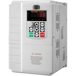 VEVOR Frequenzumrichter Frequenzumwandler Inverter VFD 7,5kW 34A 10PS 10-40°C