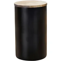 Wenko Mio runde Frischhaltedose schwarz 19 x 11 cm 1,4 l
