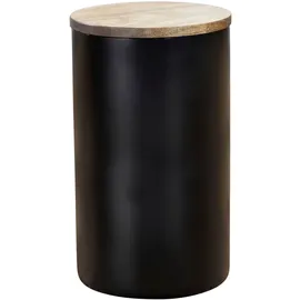 Wenko Mio runde Frischhaltedose schwarz 19 x 11 cm 1,4 l
