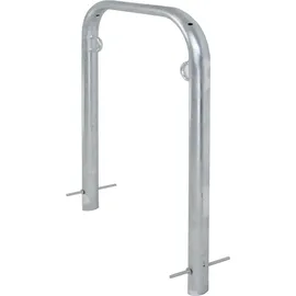 Baumarktplus Fahrradständer 2er Set Typ U 114 x 78 cm Ø 49 mm grau
