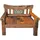 Garden Pleasure SUMBA 2-Sitzer 65 x 0 x 0 cm Teak