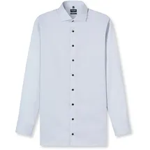 Olymp Businesshemd OLYMP "OLYMP Luxor, modern fit, Royal Kent", Herren, Gr. 43, Normaler Arm, silbergrau, 100% Baumwolle, Hemden