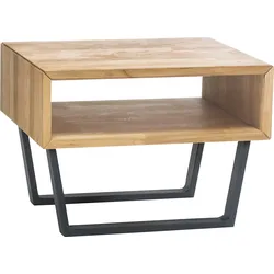 Nachttisch HASENA "Jose", braun (eiche bianco, geölt), B:50cm H:36cm T:41cm, Tische, Nachttisch