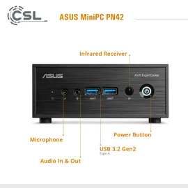 Asus Mini-PC ASUS PN42 Intel N200 2023 4K Ultra HD 32 GB RAM 1000 GB SSD Intel UHD Graphics Win 11 Pro