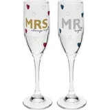 SHEEPWORLD Schneekugel 'Mr & Mrs' Weihnachten Glas