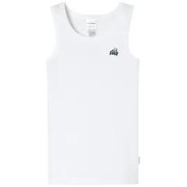 SCHIESSER Unterhemd Fine Rib (2-St) unterhemd unterzieh-shirt ärmellos bunt 116