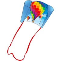 HQ Powerkites HQ - Sleddy, Hot Air Balloon - Kinderdrachen, ab 5 Jahren, 50x76cm, inkl. 17kp Polyester Schnüre, 40m