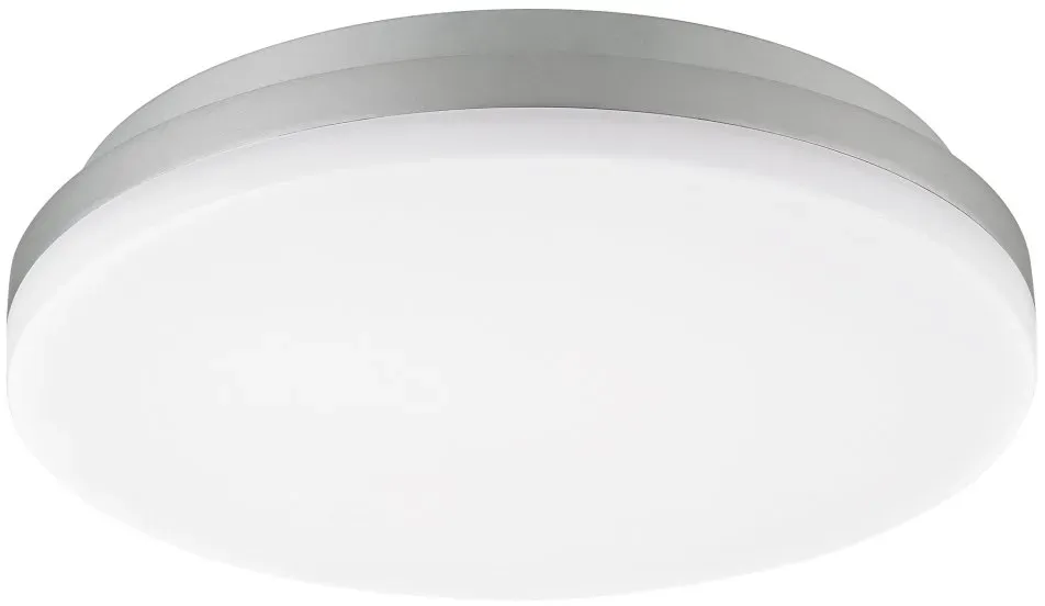 Sigor Aufbauleuchte Circel 270mm silber 22W 3000/4000K IP54 120° 2800lm Ra80 Sensor
