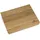 gerlach 1760 Gerlach Natur Schneidebrett Eiche 1-tlg. 30 x 24 cm Schwarz