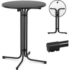 Royal Catering Stehtisch Ø 80 cm schwarz -