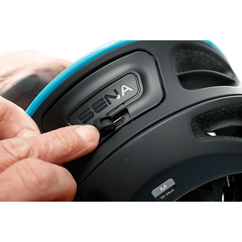 Sena SMART CYCLING HELMET R1 (Fahrradhelm, 50-55 cm, Ice Blue)