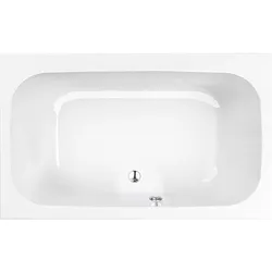 Duo-Badewanne Edem (Ausführung: Acryl Badewanne mit 2 Rückenschrägen 1800x435x800 mm)
