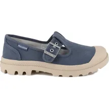 Palladium Unisex Pampa M Washed Mary Jane Flat, Vintage Indigo, 38