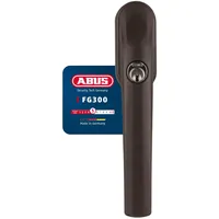 ABUS Fenstergriff abschließbar FG300, gleichschließend AL0145, braun,