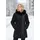 Hollert German Leather Fashion Lammfellmantel - KATE - Größe: S | Farbe: Schwarz - Schwarz - S