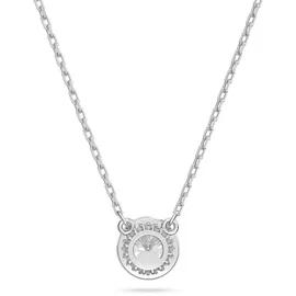 Swarovski Una Anhänger Kette mit Kristallen Silber