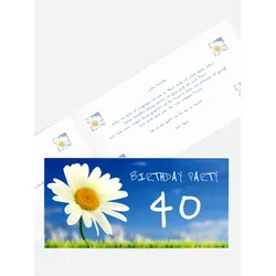 Geburtstagseinladungskarten selbst gestalten mit Spruch und Fotos im Onlinedesigner bei Meine-Kartenmanufaktur.de