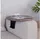 [en.casa] Sofatablett Kuleskyd verstellbar Armlehnentablett rund Ø34 cm Couchablage Couchtablett Sofalehnentisch Sofaablage Marmoroptik, grau