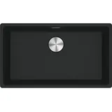 Franke Unterbaubecken Maris MRG 110-72 Black Matt, Handbetätigung - Schwarz