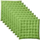 REDBEST Sitzkissen 40 x 40 x 3 cm grün 10 St.