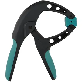 WOLFCRAFT Federzwinge Kunststoff 40 mm grau/türkis
