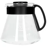 Hario Range Server V60-02 600 ml Transparent/Schwarz