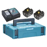 Makita Power Source Kit 18 V Li-Ion 2 x 5,0 Ah + DC18RC Ladegerät + Makpac 197624-2