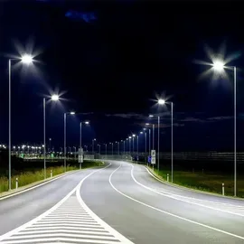 V-Tac LED-Straßenleuchten mit Lichtsensor - Grau - Samsung - IP65 - 30W - 3000 Lumen - 6500K - 5 Jahre - Grau