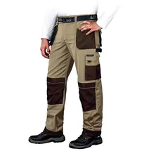 Leber & Hollman FORMEN Taillenschutzhose, Herren. Hauptmaterial: Canvas -Gewebe 65% Polyester, 35% Baumwolle mit einem Gewicht von 270 g/m2