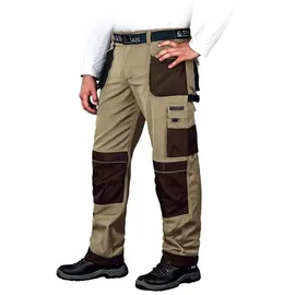 Leber & Hollman FORMEN Taillenschutzhose, Herren. Hauptmaterial: Canvas -Gewebe 65% Polyester, 35% Baumwolle mit einem Gewicht von 270 g/m2