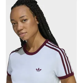 adidas Shirtkleid Blau/Maroon M