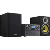 PHILIPS Stereoanlage "TAM8905", grau (anthrazit), B:23cm H:14,5cm T:26,2cm, Radios