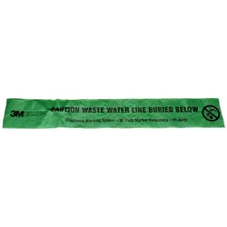 3M Electronic Marking System (EMS) Gefahrenwarnband 7904, grün, 152 mm, Wasser, 152-m-Rolle, 1 Rolle pro Packung