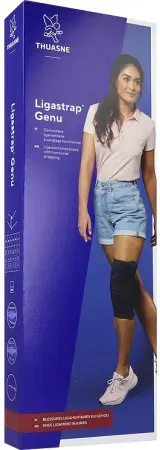 Thuasne Ligastrap Kniebandage Ligamentär Grau T3 1 Stück