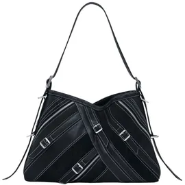DESIGUAL Fibonacci Buxton Schultertasche Polyurethan Black