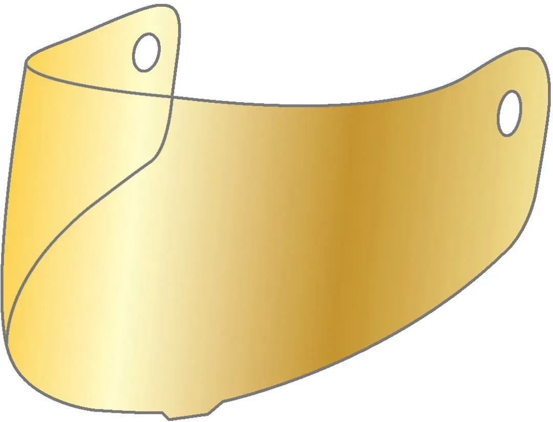 AGV GT3-2 Sportmodular Pinlock Vizier, goud Voorman