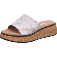 Gabor comfort Bequeme Pantoletten für Damen, beige, 41 EU / 7,5 UK