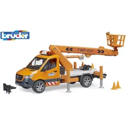 BRUDER - MB Sprinter Arbeitsbühne mit Light + Sound Modul 02679