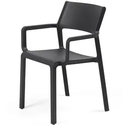 NARDI - Trill Outdoor Armlehnstuhl, anthrazit