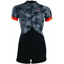 ION Neoprenanzug Shorty Schwarz/Flowers S