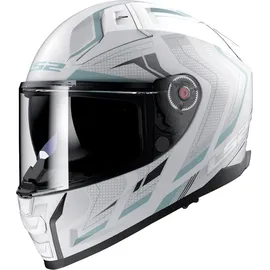 LS2 VECTOR II ALIZER Matt White/Silver XL
