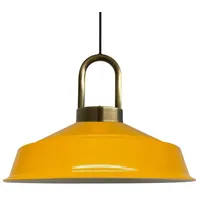 Bamyum Asletl-Lock Vintage Gelb Pendelleuchte