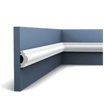 Orac Profilleiste PX120 AXXENT Weiß 2 St. 200 x 4 x 1,9 cm