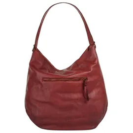 forty° Shopper echt Leder, Made in Italy rot | Rot