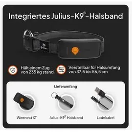 Weenect Haustier GPS Tracker XT Hund Schwarz