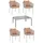 MCW MCW-N41 Set 5-tlg. Grau/Taupe