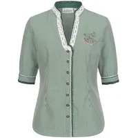 Nübler Trachtenbluse Sandy grün Gr.: 46