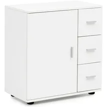KADIMA DESIGN Badezimmerschrank 60 x 65,5 x 33 cm Weiß