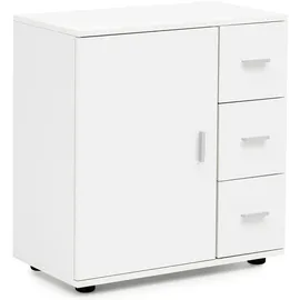 KADIMA DESIGN Badezimmerschrank 60 x 65,5 x 33 cm Weiß